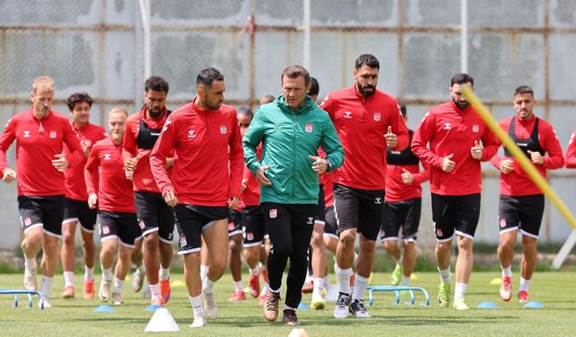 Sivasspor, Samsunspor maçı hazırlıklarını sürdürdü