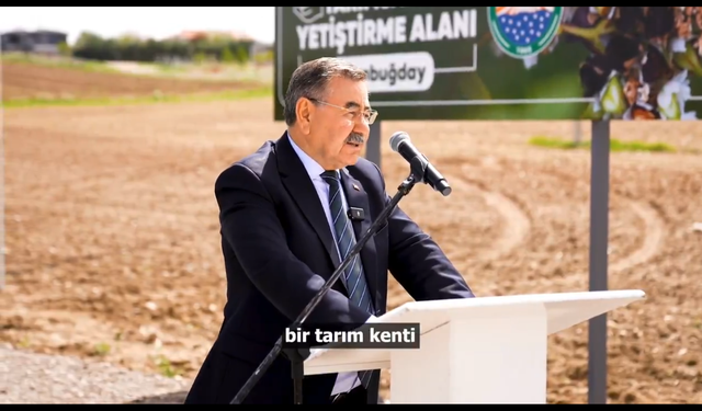 Gölbaşı'nda Karabuğday tohumu atıldı
