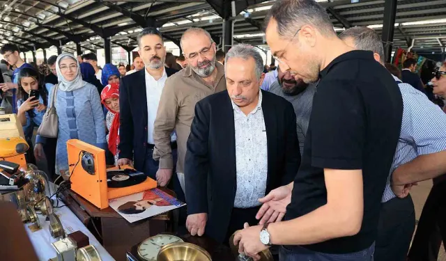 Talas Antika Pazarı nostalji rüzgarı