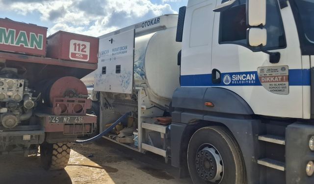 Sincan Belediyesi'nden Akhisar'a su desteği