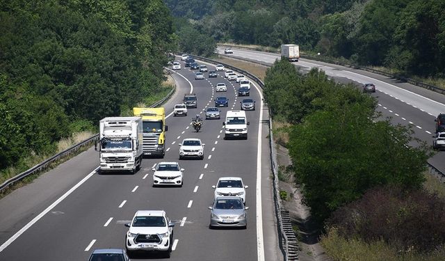 Anadolu Otoyolu'nda bayram hareketliği başladı!