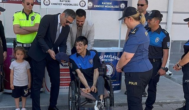 Engelli Gencin Polis Hayali Gerçek Oldu