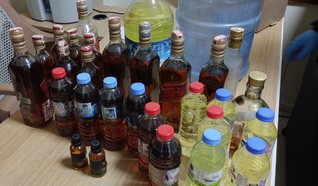 Niğde'de sahte içki operasyonu düzenlendi