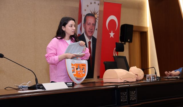 Talas Belediyesi'nden ilk yardım eğitimi