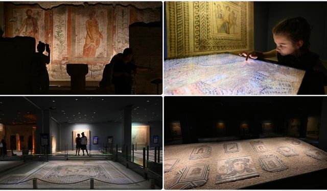 Zeugma Mozaik Müzesi'ni bayramda ziyaretçi akınına uğradı!