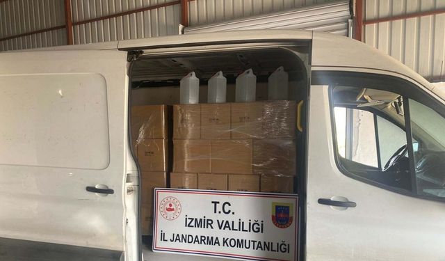 İzmir'de sahte içki operasyonu