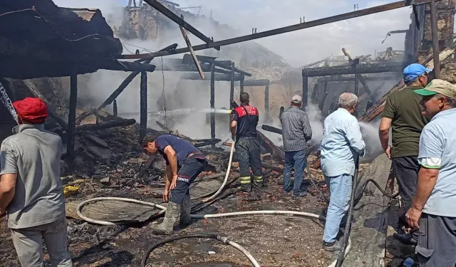 Burdur'da yangın çıktı