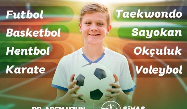 Sivas Belediyesi’nden Öğrencilere Spor Dolu Yaz