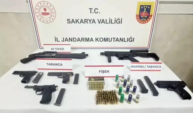 Sakarya'da silah kaçakçılığı