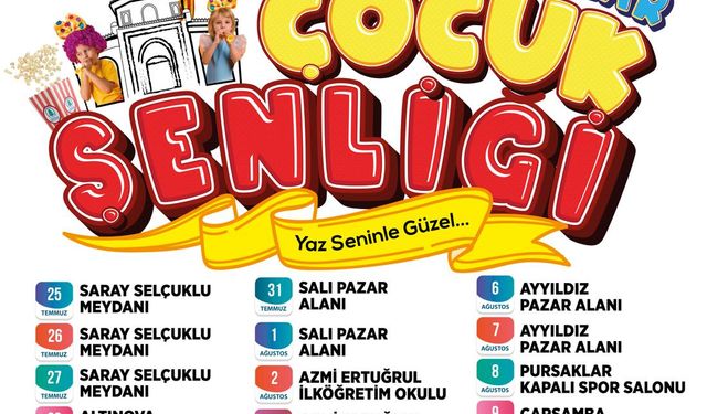 Pursaklar’da Çocuklar Şenliğe Hazır!