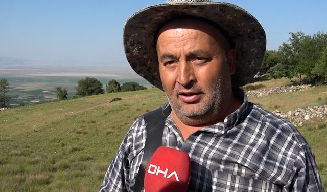 Akşehir Gölü, kara parçasına dönüştü!