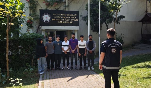 Bursa'da Kaçak Göçmen Operasyonu