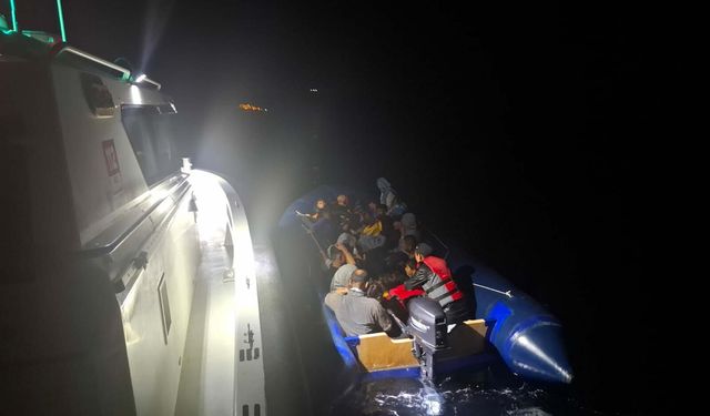 Çanakkale'de 36 kaçak göçmen yakalandı