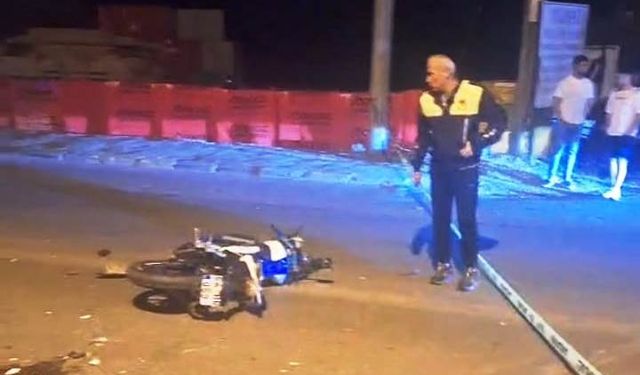 Minibüs ile çarpışan motosikletin sürücüsü yaralandı!