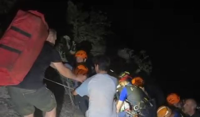 Safranbolu'da kayalıktan düştü