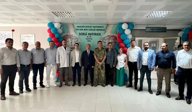 Akşehir Devlet Hastanesi'ne sergi açıldı