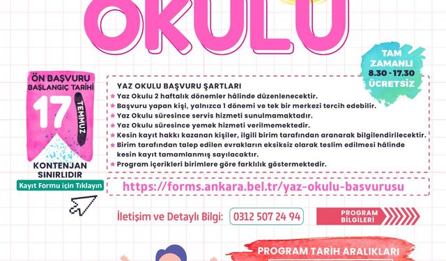 Yaz Tatilinde Hem Eğlenip Hem Öğrenmek İsteyen Çocuklara Müjde!