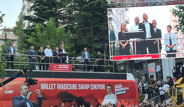 CHP, Ekrem İmamoğlu’nun Cumhurbaşkanlığı Aday Ofisi’ni Ankara’da açtı