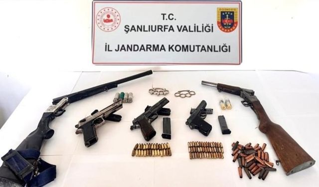 Şanlıurfa'da silah kaçakçılığı operasyonu