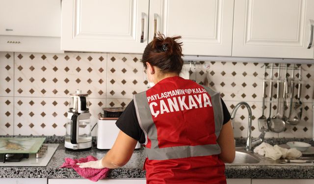 Çankaya'da evlere temizlik hizmeti