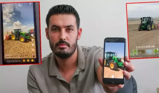 Instagram’da İzlediği Videoda 3 Yıl Önce Çalınan Traktörünü Gördü