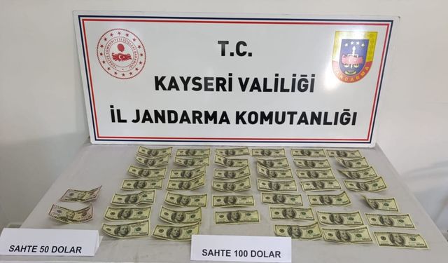 Melikgazi’de Sahte Dolar Baskını