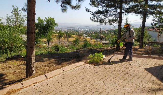 Okullarda bahçe ve çevre temizliği gerçekleştirildi