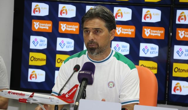 Alanyaspor - Çaykur Rizespor maçının ardından açıklamalar