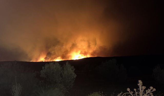 Çanakkale’de Orman Yangını Eceabat’a Ulaştı