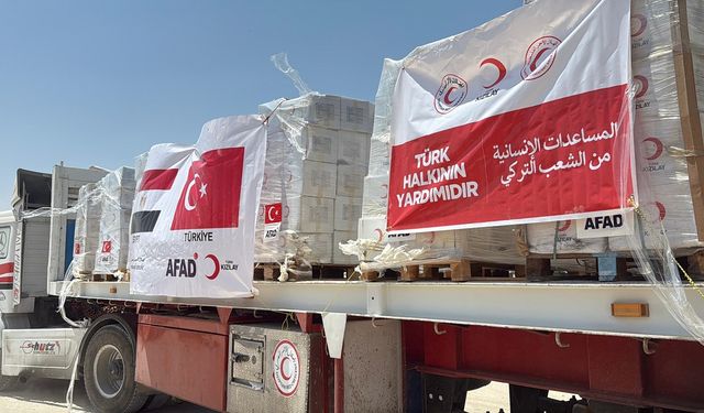 Kızılay'dan Gazze'ye 165 TIR gıda yardımı!