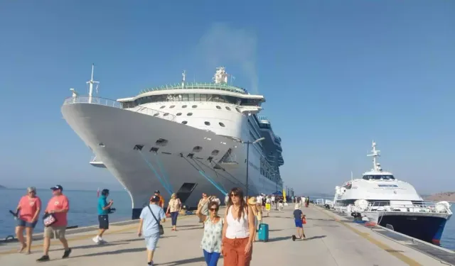 Bodrum'a 7abancı turist yoğunluğu