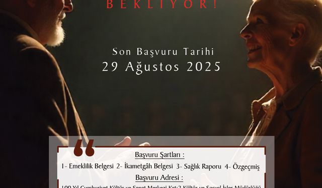 Emekli tiyatrosu yeniden perde açıyor!