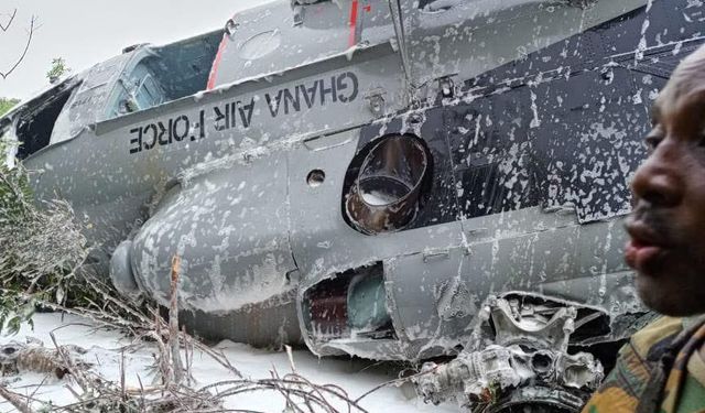 Gana'da helikopter faciası!