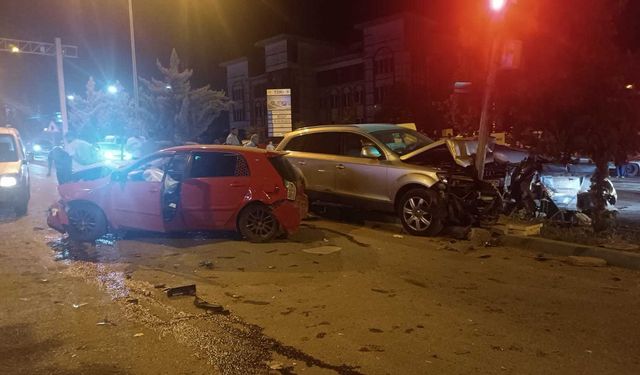 Malatya'da zincirleme kaza!