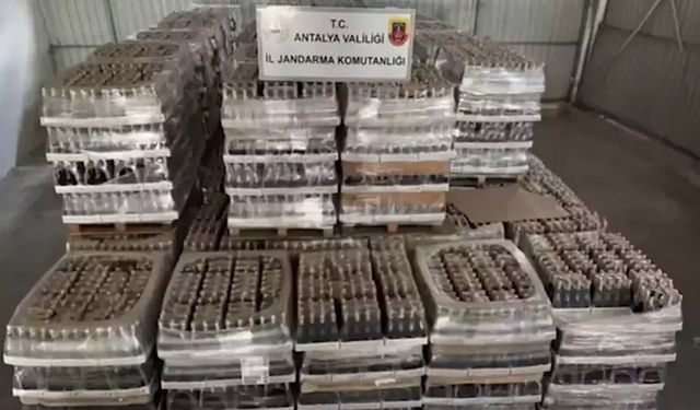 Antalya'da sahte-kaçak içki imalatçılarına operasyon!