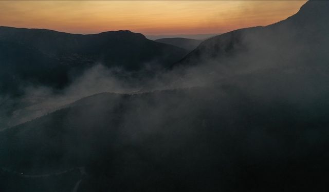 Aksaray'da çıkan orman yangını kontrol altında
