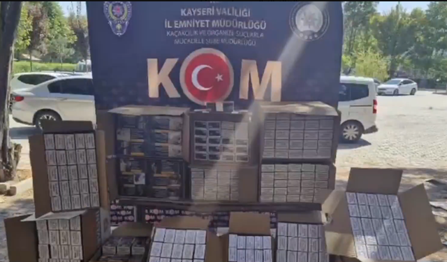 Kayseri’de 135 Bin Makaron Ele Geçirildi