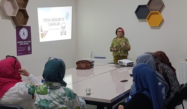 Pursaklar Hanım Evlerinde Tütünün Zararları Anlatıldı