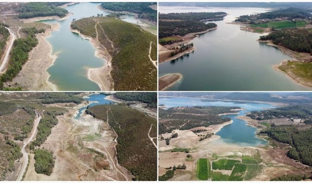 Barajların doluluk oranı kuraklık nedeniyle düştü