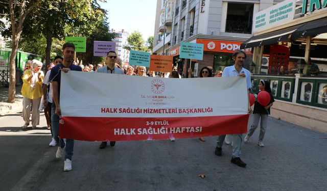 Eskişehir'de sağlıklı yaşama dikkat çektiler