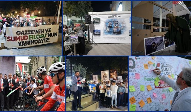 Filistin'e destek için farklı şehirlerde etkinlikler!