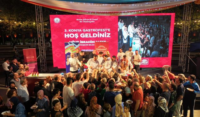 Konya GastroFest Yoğun Ziyaretçi Katılımıyla Sona Erdi