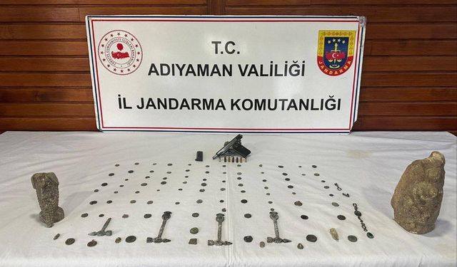 Adıyaman'da tarihi eser operasyonu!