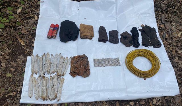 Dörtyol’da Terör Operasyonu: PKK’nın Mağarasından Patlayıcılar Çıktı