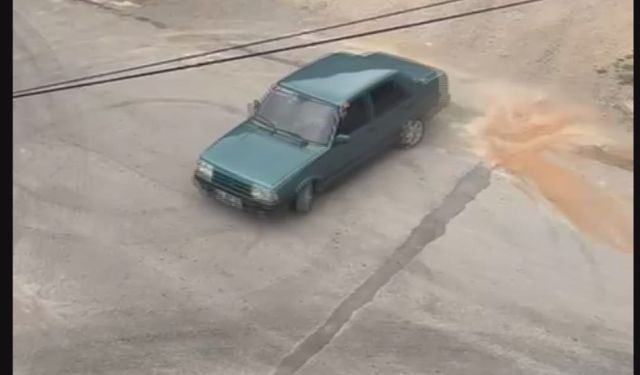 Drift atan sürücüye para cezası