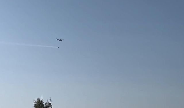 Karabük'te orman yangını sürüyor!