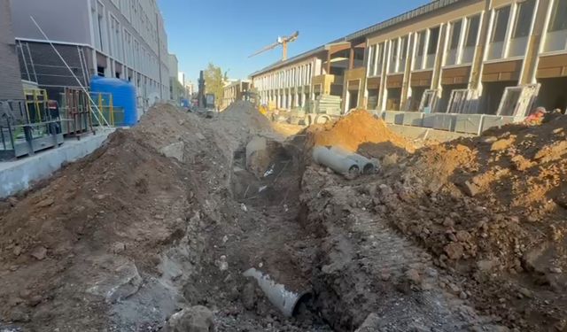 Malatya'da iş yeri şantiyesinde göçük!