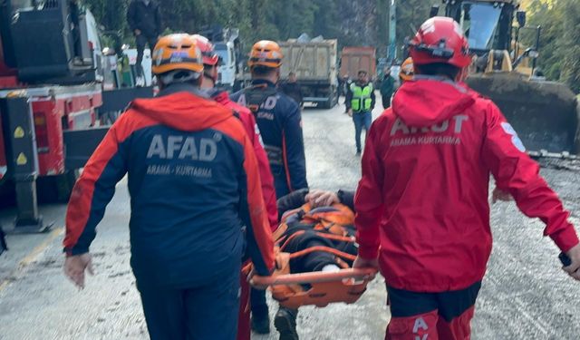 Rize ve Artvin'de Sel Sonrası Çalışmalar Sürüyor