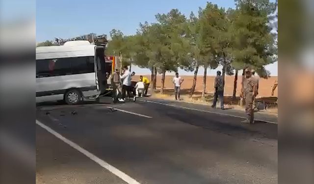 Şanlıurfa'da feci kaza: 1 ölü, 14 yaralı