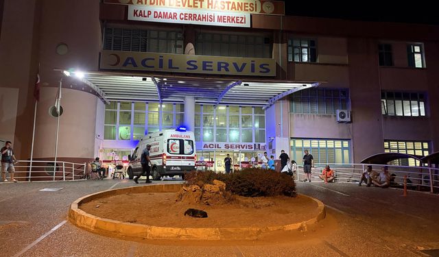 Yemek yerken yorgun mermi ile bacağında isabet etti